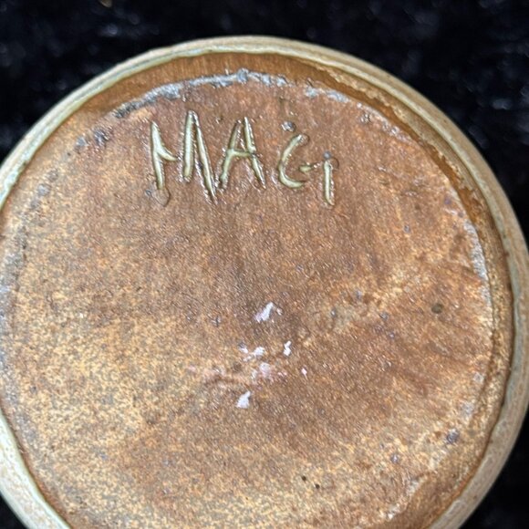 Handcrafted Ceramic Chalice  Goblet Beige/Tan With Rustic Speckled - Picture 7 of 9